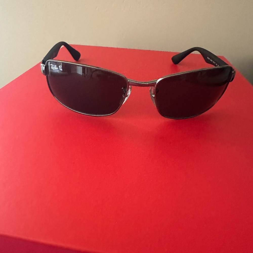 RAY-BAN Black and Silver Sunglasses